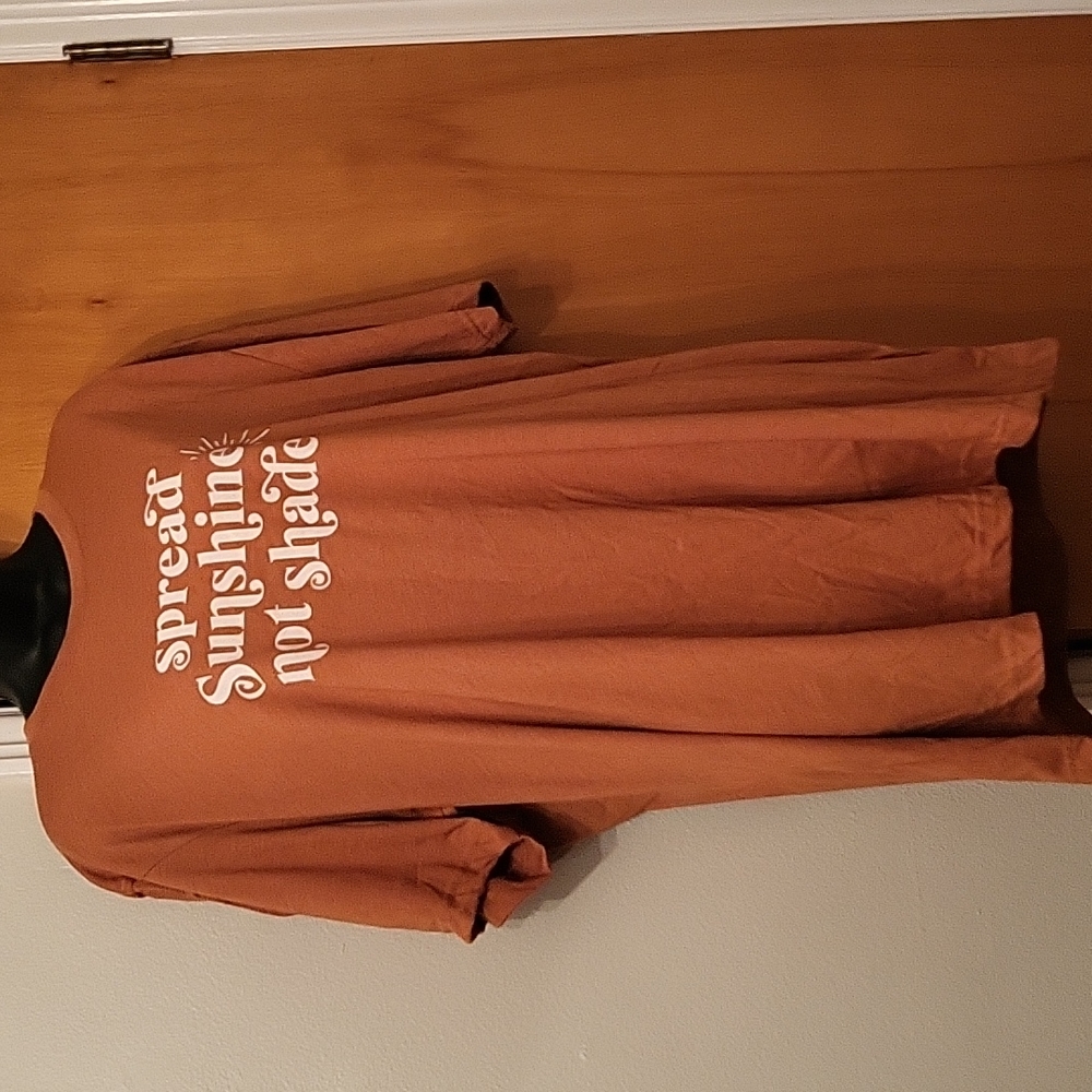 Womens "Spread Sunshine Not Shade" Short Sleeve T-shirt